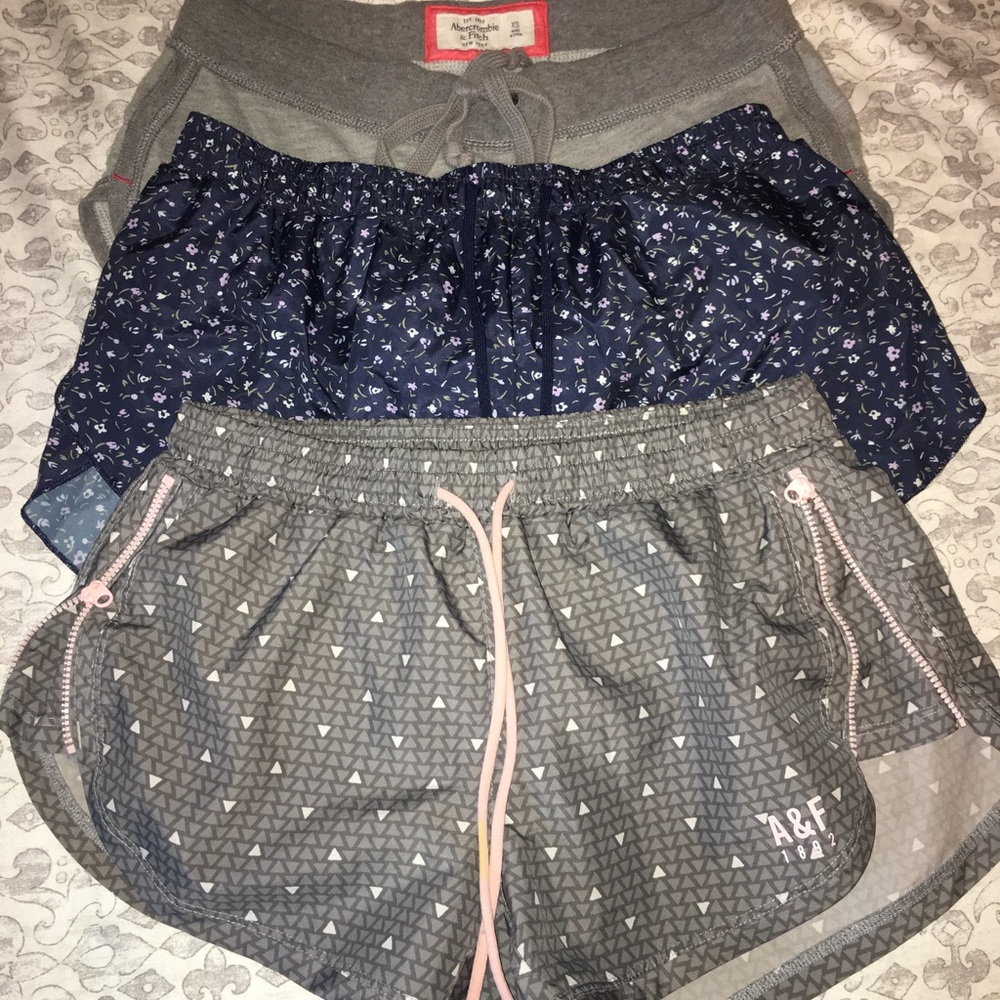 Set of 3 Abercrombie and Fitch shorts